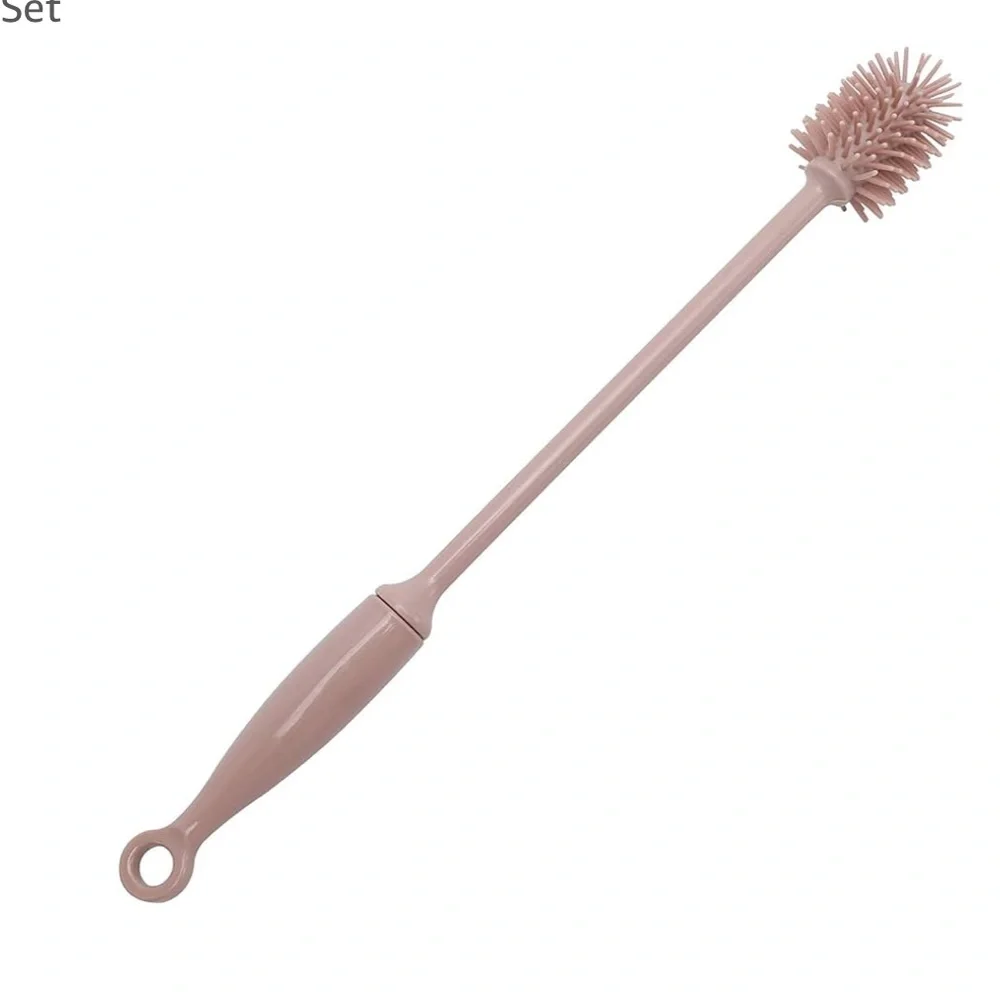 Silicone Dish Brush Set - Pink